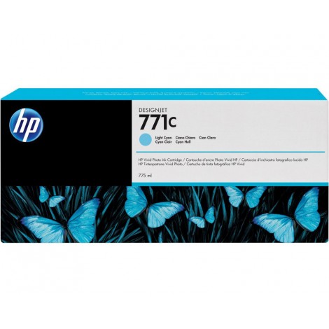 B6Y12A Cartuccia N771 inchiostro ciano chiaro per HP DESIGNJET Z 6200 (775ml) 1pz