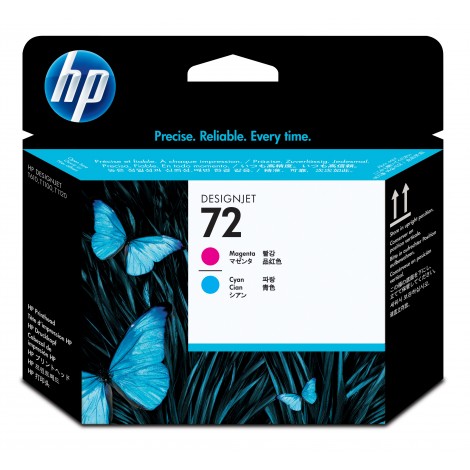 C9383A Testina di stampa N72 magenta/ciano per HP DESIGNJET T 1200 - 1pz