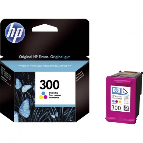 CC643EE Cartuccia 300 inchiostro ciano, magenta e giallo per HP DESKJET F 2476 (165pg) 1pz