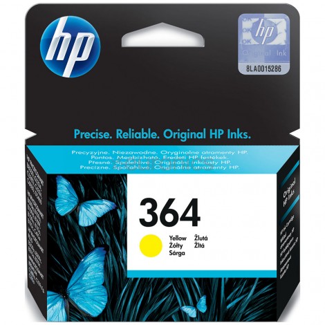 CB320EE Cartuccia 364 inchiostro giallo per HP DESKJET 3521 (300pg) 1pz