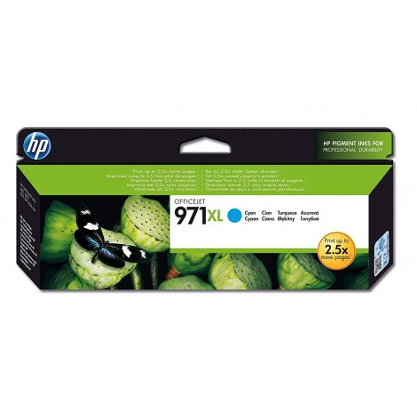 CN626AE Cartuccia 971 XL inchiostro ciano per HP OFFICEJET PRO X451DN (6.600pg) 1pz