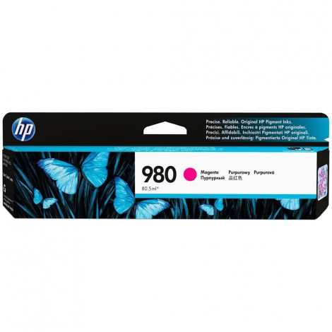 D8J08A Cartuccia 980 inchiostro magenta per HP OFFICEJET ENTERPRISE COLOR X555XH (86,5ml) 1pz