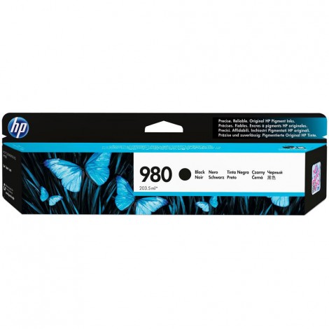D8J10A Cartuccia inchiostro 980 nero per HP OFFICEJET ENTERPRISE COLOR X555XH (203,5ml) 1pz