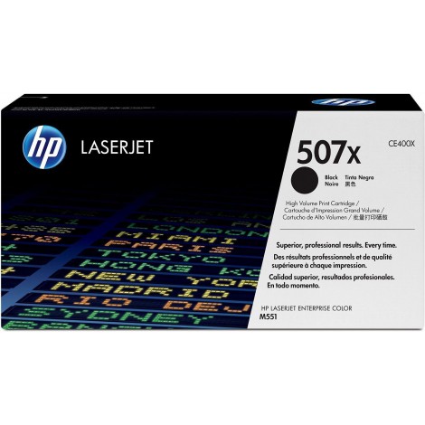CE400X Toner nero per HP COLOR LASERJET M511DN (11.000pg) 1pz