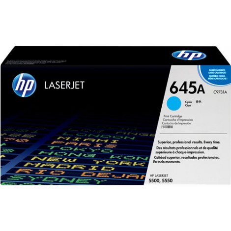 C9731A Toner ciano per HP COLOR LASERJET 5500 (12.000pg) 1pz