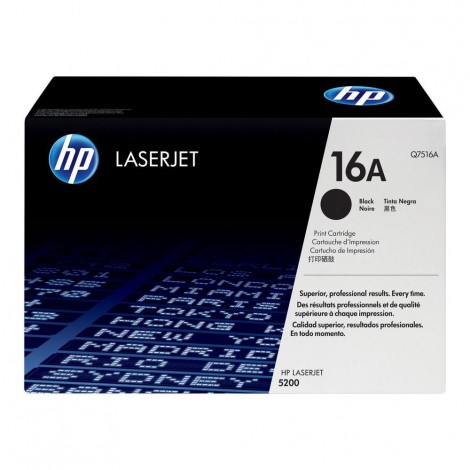Q7516A Toner nero per HP LASERJET 5200 (12.000pg) 1pz