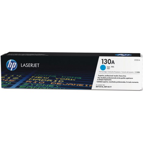 CF351A Toner ciano per HP COLOR LASERJET PRO MFP M177FW (1.000pg) 1pz