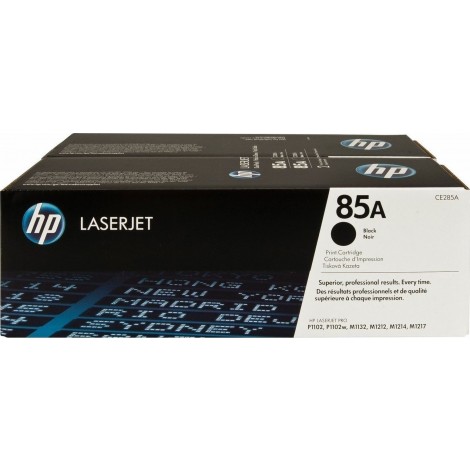 CE285AD Toner nero per HP LASERJET P 1102/1132/1212/1217 (2x1.600pg)  Conf. da 2 pezzi -   C92H33261