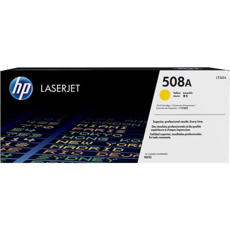 CF362A Toner giallo per HP COLOR LASERJET ENTERPRISE M 550 (5.000pg) 1pz
