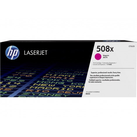 CF363X Toner magenta per HP COLOR LASERJET ENTERPRISE M 550 (9.500pg) 1pz