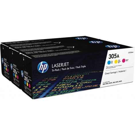 CF370AM Toner ciano, magenta e giallo per HP LASERJET M475DW (3x2.600pg) 1Conf.