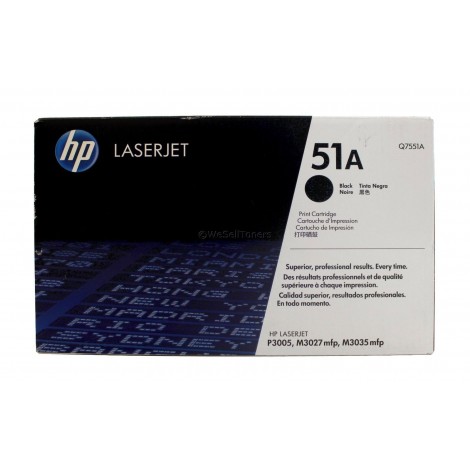 Q7551A Toner nero per HP LASERJET P 3005 (6.500pg) 1pz
