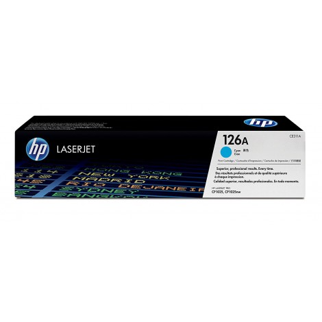 CE311A Toner ciano per HP COLOR LASERJET CP 1025 (1.000pg) 1pz