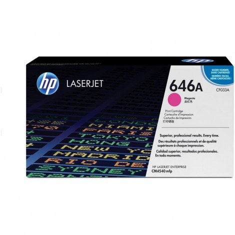CF033A Toner magenta per HP LASERJET CM 4540 (12.500pg) 1pz