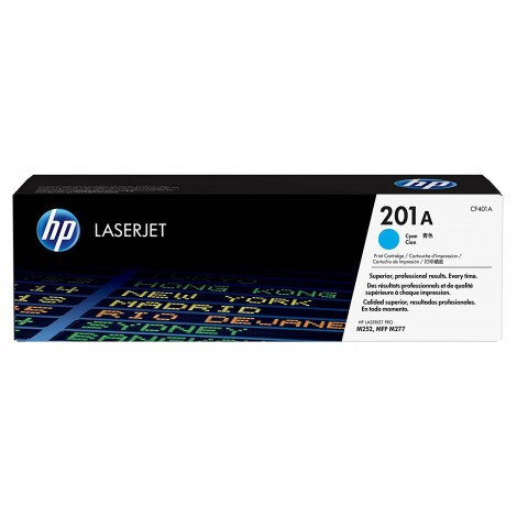 CF401A Toner ciano per HP COLOR LASERJET PRO M252N (1.330pg) 1pz