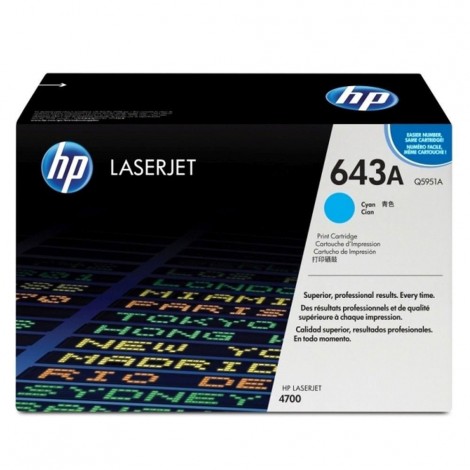 Q5951A Toner ciano per HP COLOR LASERJET 4700 (11.000pg) 1pz