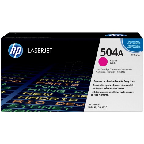 CE253A Toner magenta per HP LASERJET CP 3520 (7.000pg) 1pz