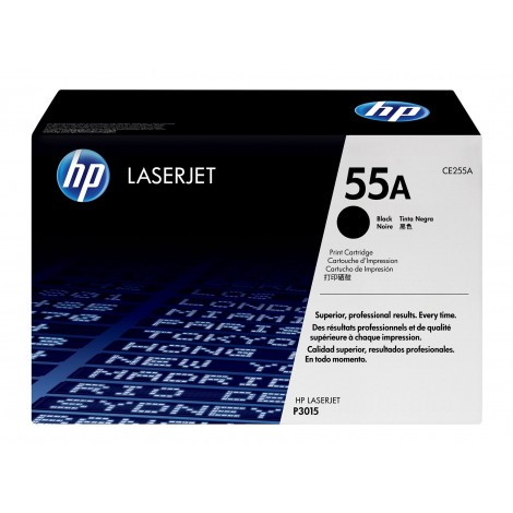 CE255A Toner nero per HP LASERJET P3015D (6.000pg) 1pz
