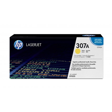 CE742A Toner giallo per HP LASERJET CP 5225 (7.300pg) 1pz