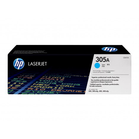 CE411A Toner ciano per HP LASERJET M475DW (2.600pg) 1pz