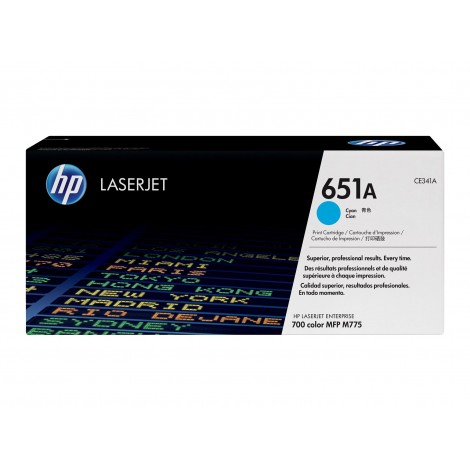 CE341A Toner ciano per HP COLOR LASERJET M775DN (16.000pg) 1pz