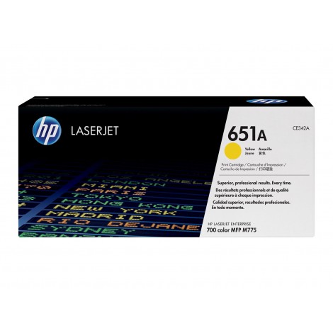 CE342A Toner giallo per HP COLOR LASERJET M775DN (16.000pg) 1pz