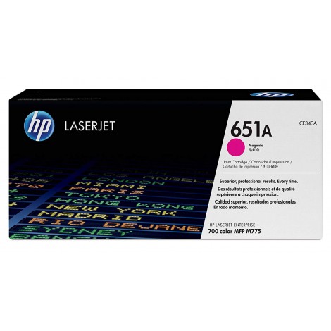 CE343A Toner magenta per HP COLOR LASERJET M775DN (16.000pg) 1pz