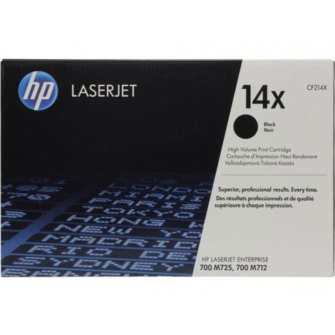 CF214X Toner nero per HP LASERJET ENTERPRISE 700 M712 (17.500pg) 1pz
