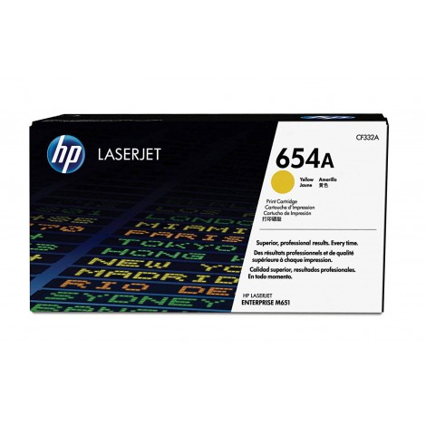 CF332A Toner giallo per HP COLOR LASERJET M 651 (15.000pg) 1pz