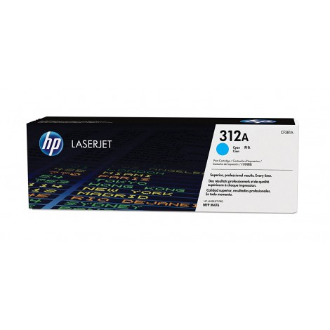 CF381A Toner ciano per HP COLOR LASERJET M 476 (2.700pg) 1pz