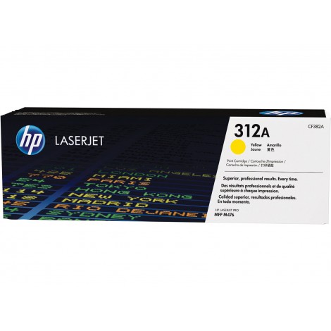 CF382A Toner giallo per HP COLOR LASERJET M 476 (2.700pg) 1pz