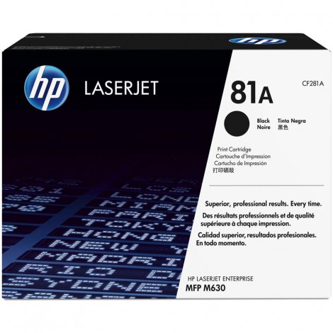 CF281A Toner nero per HP LASERJET M 630 (10.500pg) 1pz
