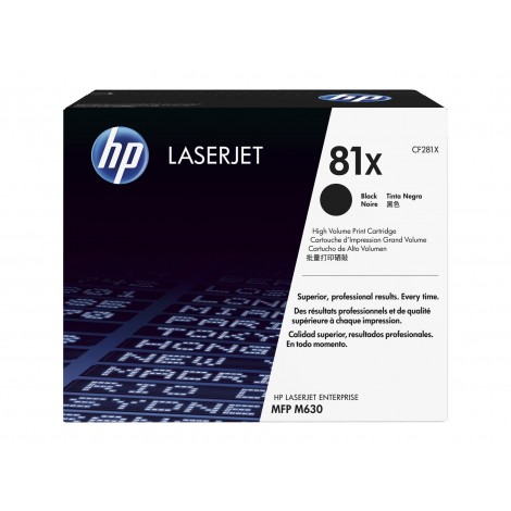 CF281X Toner nero per HP LASERJET M 630 (25.000pg)   -   C92H33824