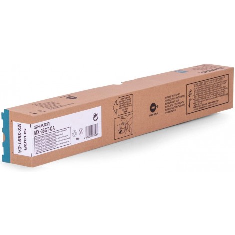 MX36GTCA Toner ciano per Sharp MX 2610N (15.000pg) 1pz