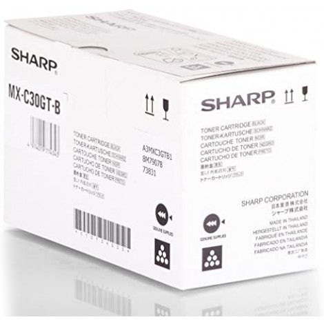 MXC30GTB Toner nero per Sharp MX C250F (6.000pg) 1pz