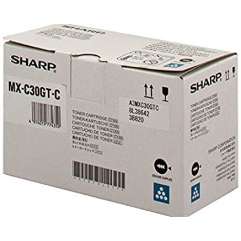MXC30GTC Toner ciano per Sharp MX C250F (6.000pg) 1pz