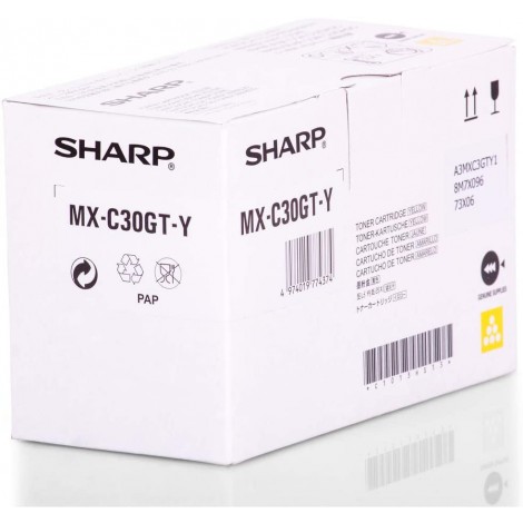 MXC30GTY Toner giallo per Sharp MX C250F (6.000pg) 1pz