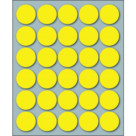 Markin 300 etichette adesive permanenti, Ø 22mm, 30 etichette per foglio, 10 fogli - Prezzo singolo, ord. minimo 25pz - X10007GI