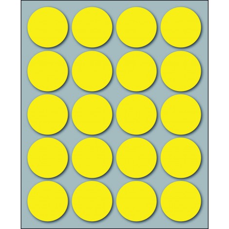 Markin 200 etichette adesive permanenti, Ø 27mm, 20 etichette per foglio, 10 fogli - Prezzo singolo, ord. minimo 25pz - X10008GI