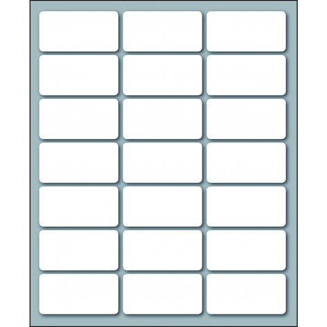 Markin 210 etichette adesive permanenti (37mmx19mm), 21 etichette per foglio, 10 fogli - Prezzo singolo, ord. minimo 25pz - X10028