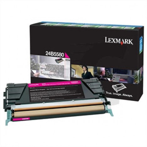 24B5580 Toner RETURN magenta per Lexmark CS 748DE (10.000pg) 1pz