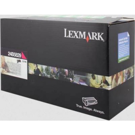 24B5829 Toner RETURN magenta per Lexmark CS 796DE (18.000pg) 1pz