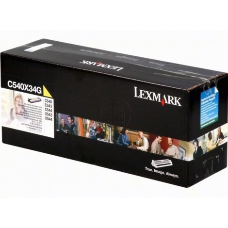 C540X34G Developer giallo per Lexmark C 540 (30.000pg) 1pz