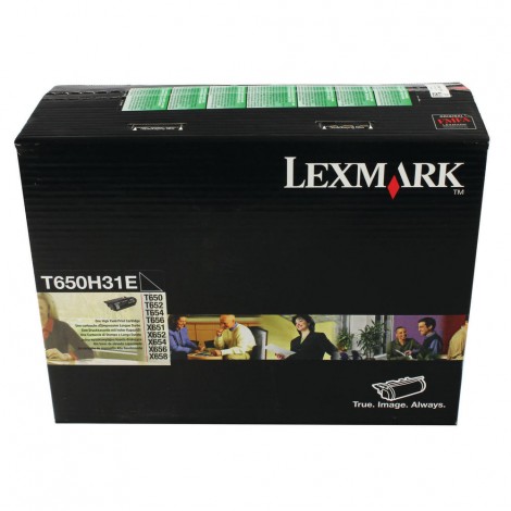T650H31E Toner CORPORATE nero per Lexmark T 650 (25.000pg) 1pz