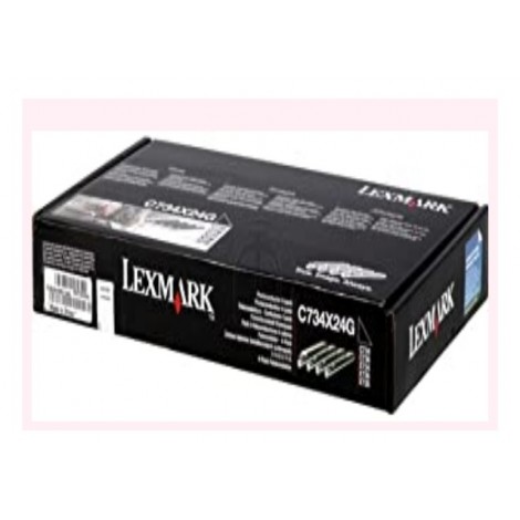 C734X24G Drum nero e colore per Lexmark C 734 (20.000pg) 1Conf.