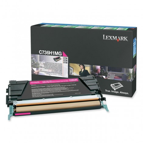 C736H1MG Toner RETURN magenta per Lexmark C 736 (10.000pg) 1pz