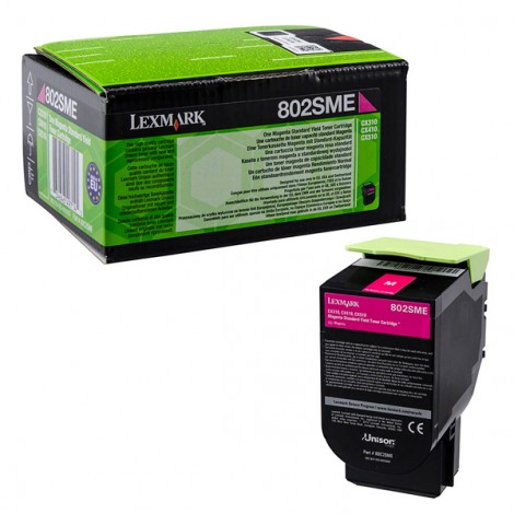 80C2SME Toner CORPORATE magenta per Lexmark CX 310DN (2.000pg) 1pz