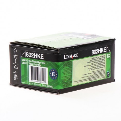 80C2HKE Toner CORPORATE nero per Lexmark CX 410E (4.000pg) 1pz