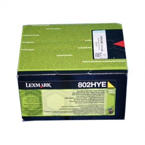 80C2HYE Toner CORPORATE giallo per Lexmark  CX 410E (3.000pg) 1pz