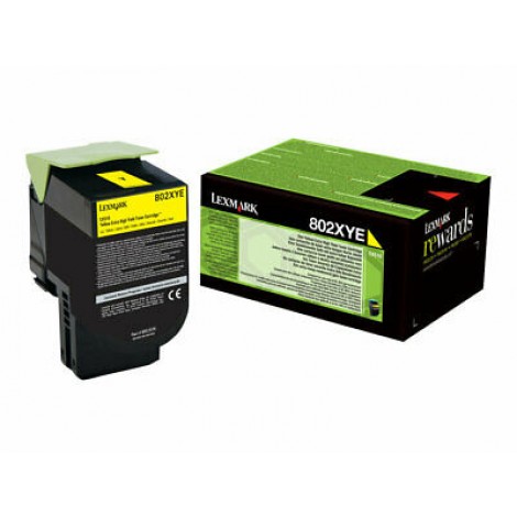 80C2XYE Toner CORPORATE giallo per Lexmark CX 510DE (4.000pg) 1pz